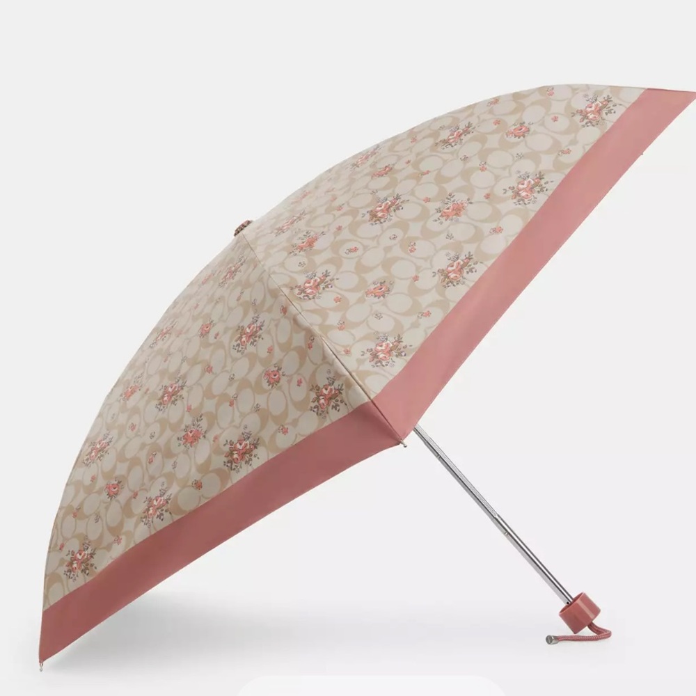 Coach Uv Protection Signature Mini Umbrella